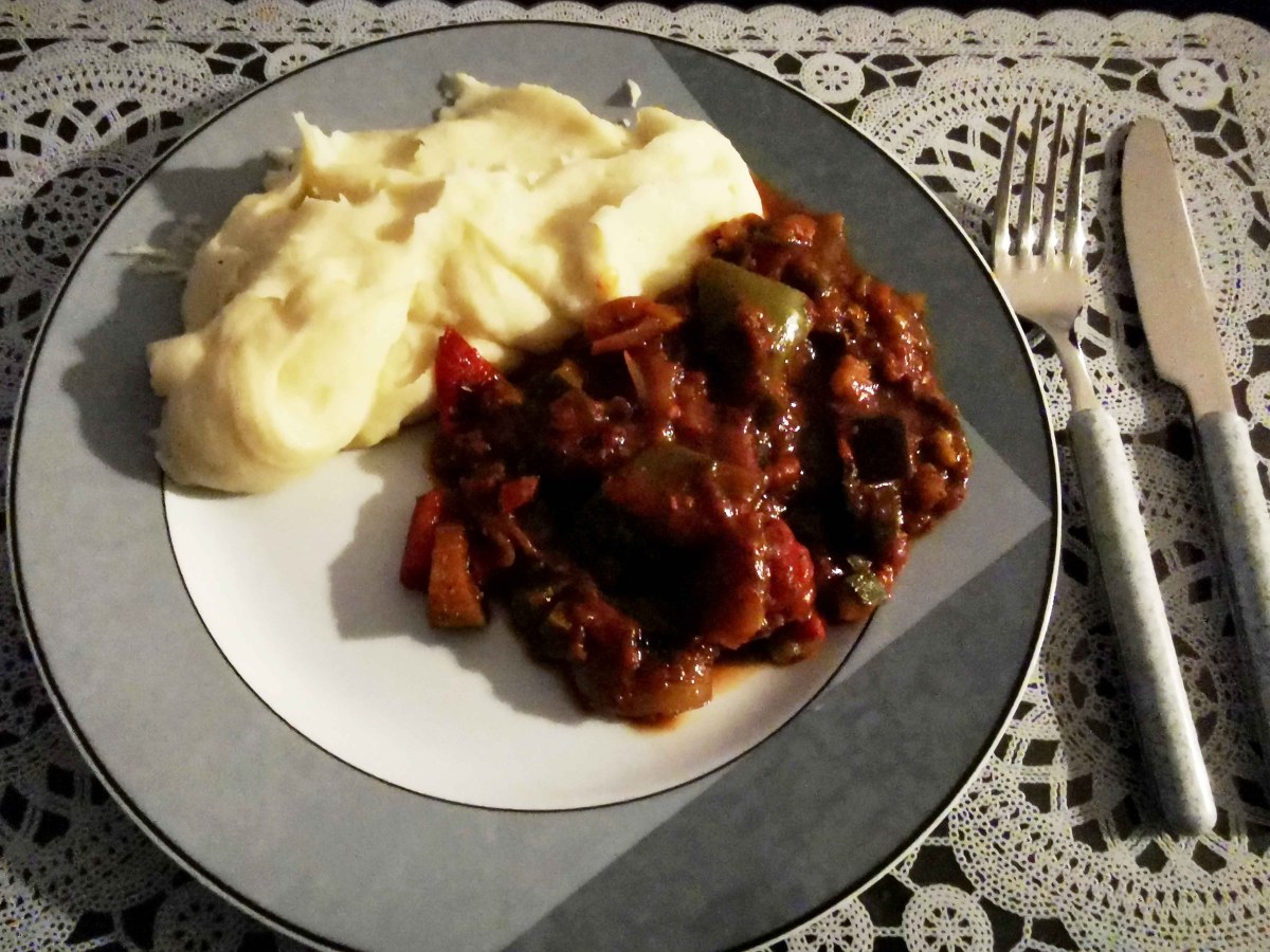 Pikanter Vegetarischer Schaschlik-Topf